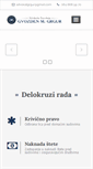 Mobile Screenshot of advokat-novisad.com